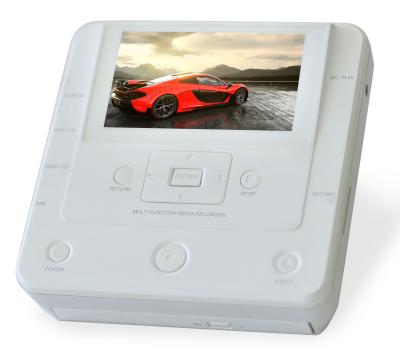 China Home 4.3 Inch Portable DVD Media Recorder Voice Recorder LCD Player With VHS for sale