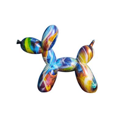 China Nordic home decor crafts decoration resin balloon dog statue table top decor kids room home decoration for sale