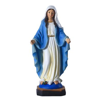 China Beautiful Artifacts Home Decor Craft Resin The Statue Of Virgin Mary Decoration Articles for sale