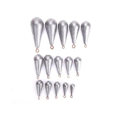 China Durable Fishing Tackle Lead Weight Sinker Olive Shape Sinker for sale