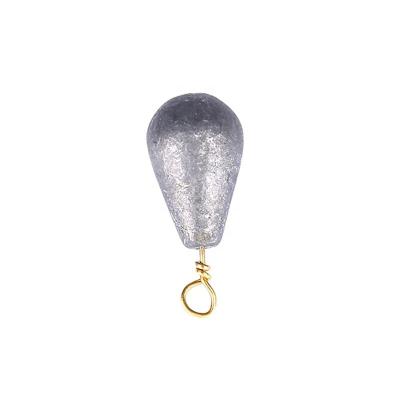 China Durable 3g -120g Fish Egg Sinker Weighs Lead Olive Shaped Sinker For Saltwater Carp Bass Fishing for sale