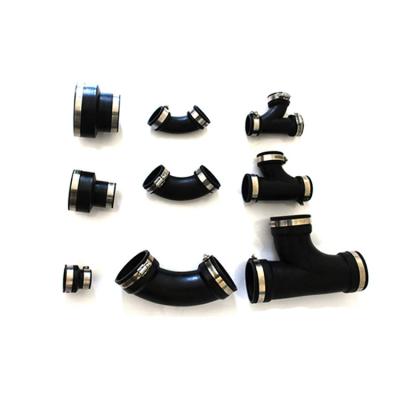 China Pipe Fittings Sell Excellent Abrasion Corrosion Coupling/Reducer/Elbow Fitting/Rubber Hose Wholesale Tee for sale