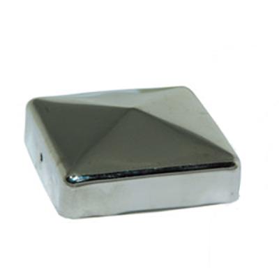 China Easily Assembled Made In China Square Shape 101X101MM 71X71mm 91X91MM Galvanized Fence Post Cover for sale