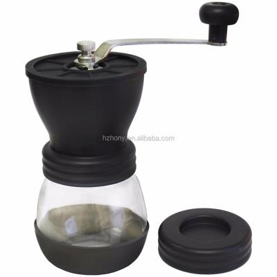 China Household Coffee Burr Grinder Manual Ceramic Hand Crank Coffee Grinder By Kuissial Grind Your Own for sale