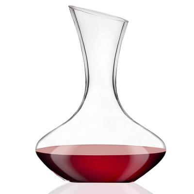 China 750ml Hand Modern Modern Wine Aerator Blown Aerator Crystal Wine Decanter Clear for sale