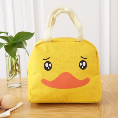 China Portable Insulation Multifunctional Cartoon Meal Bag Lunch Box Insulated Cold Bag For Kids for sale