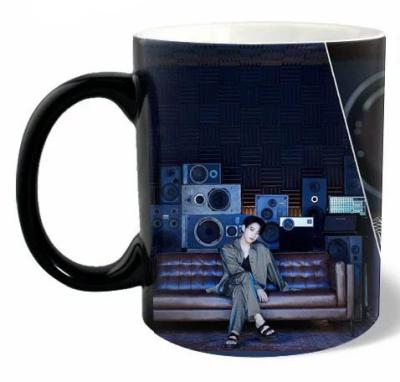 China Wholesale Kpop Idol Viable Goods Butter Custom Color Changing Ceramic Mugs for sale