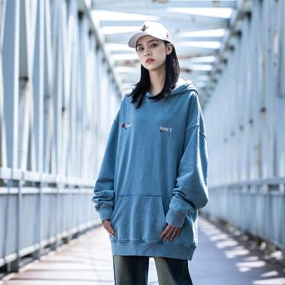 China High Quality Breathable Cotton Fashion Washed Pullover Streetwear Women Mask Unisex Hoodies for sale