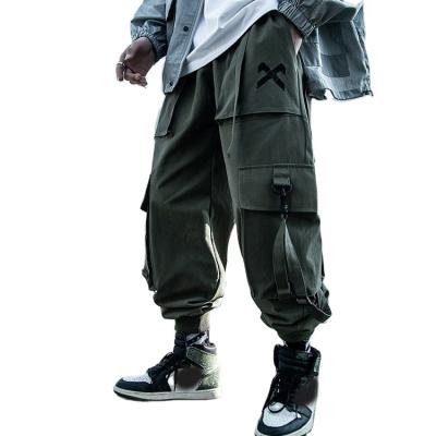 China Wholesale Streetwear Men's Autumn Winter Black Loose Hip Hop Cargo Breathable Pants for sale