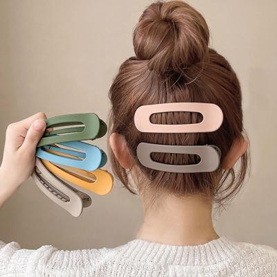 China Hip Hop Fashion Women Girls Hair Accessories Large Plastic Ponytail Holder Holds Hairpins Platypus Barrettes Hair Clips for sale