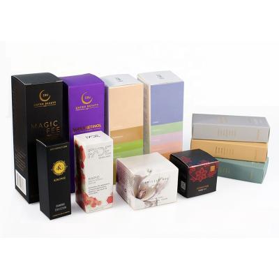 China Recycled Materials Soft Touch Hand Feel Amazing Packaging Paper Box For Beauty And Personal Products Cosmetics Perfume Lotion Face Mask for sale