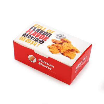 China 275pcs Carton Disposable Biodegradable Take Out Food Boxes French Fries Fried Chicken Nuggets Carton Food Packaging Paper Box for sale