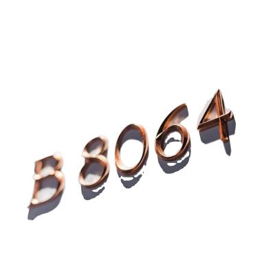 China 3D Advertising Metal Letters Numbers Lettersmetal Decorative Metal Letters Garden 2 Inch Rusty Flat Metal Wall Letters and Numbers for sale