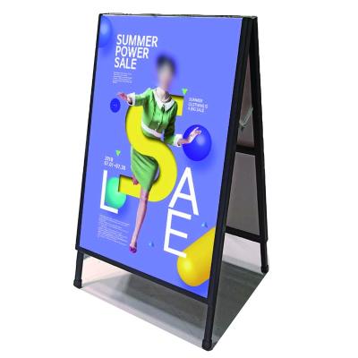 China Good Quality Indoor Hot Selling Poster Floor Stand Advertising Display Stand for sale