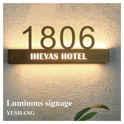 China Indoor Illuminated Signage Glowing Characters Led Neon Sign Lights Advertising Signage for sale