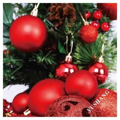 China Present Christmas Tree Decorations Ball 6cm-10cm Bauble Box Decoration Christamas Home Decor Clear Open Plastic Ornament Gift for sale