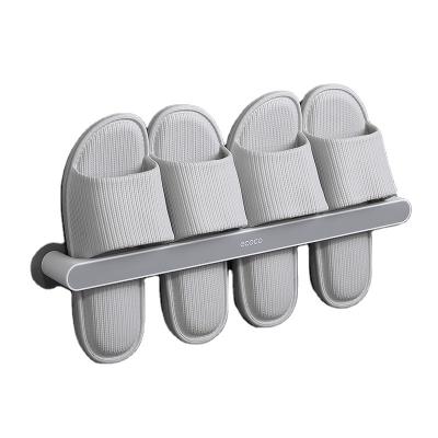 China Space Saving and Solution Slippers Clutter Ecoco Wall Mounted Waterproof Bathroom Towel Rack Slipper Rack Shoe Racks for sale