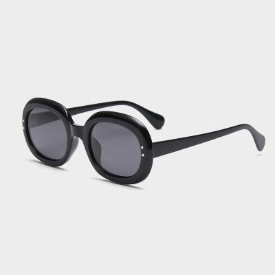 China Fashion New Retro Glass Ladies Sunglasses Leopard Print TR90 Big Frame INS UV Polarization Sunglasses for sale