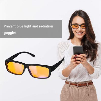 China Blue Orange Computer Gaming Glasses Anti Blue Ray Glasses Anti Ray Goggles 98-99% Eye Protection Glasses for sale