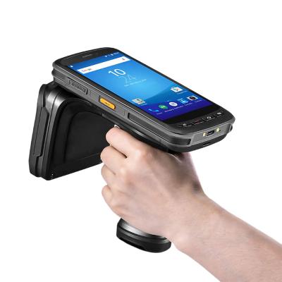 China LJYZN Android 6.0 Laser Wifi Rugged Handheld Wireless Barcode Reader NFC 860-860mhz RFID QR Code IP65 PDA Reader 164.2*80.0*24.3mm for sale