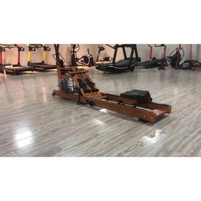 China Wooden Gym Cardio Water Rowing Machine Universal Wholesale Fitness Equipment for sale