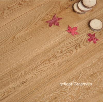 China Indoor Engineered Wood Flooring Big Brush Oak Hardwood Layer Tiles Parquet Plank for sale