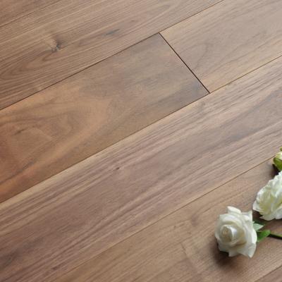 China Modern 19mm Thickness Engineered Wood Flooring Black Walnut American Timber Wood Flooring for sale