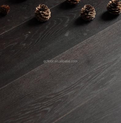 China Household Cherry Color Dark Oak Engineered Flooring Click Engineered Wood Flooring for sale