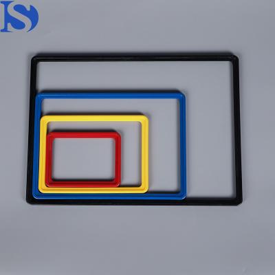 China Hot sale plastic frame clip frame billboard cube plastic frame for supermarket promotion for sale