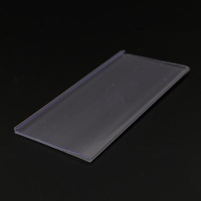 China Hot Sale Eco-friendly Supermarket Data Tape Label Holder Plastic Data Strip For Supermarket Shelves for sale