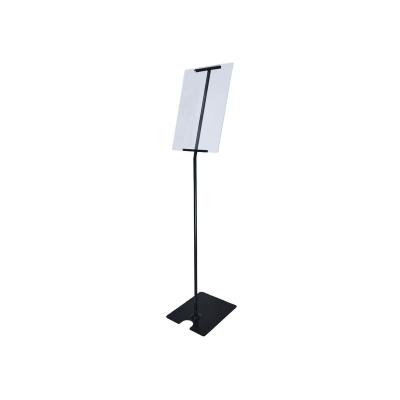 China Durable High Quality Floor Type Acrylic Display Stand A3 A4 Frame For Supermarket Promotion for sale