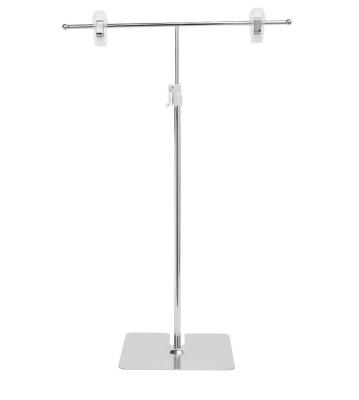 China Centerpieces For Posters Stand Up Metal Base Pop Table Top Sign Holder for sale