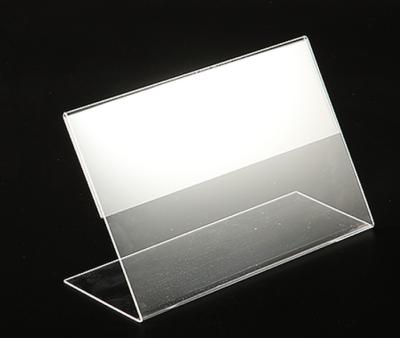 China Free sample factory price durable acrylic display stand for holding price tag and label sign for promotion for sale