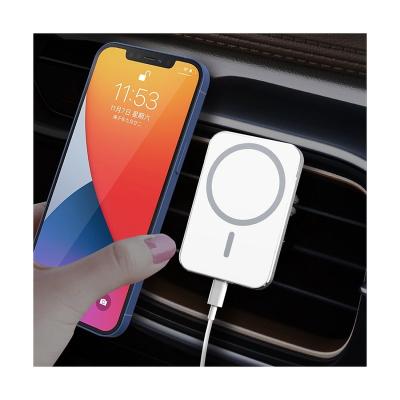 China Wireless Charging 15w QI Charger Duct Magnet Magnetic Induction Car Wireless Charger for sale