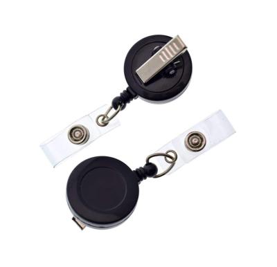 China Package of Premium Retractable ID Badge Reels with Clip in Solid Colors QIANLIXING for sale