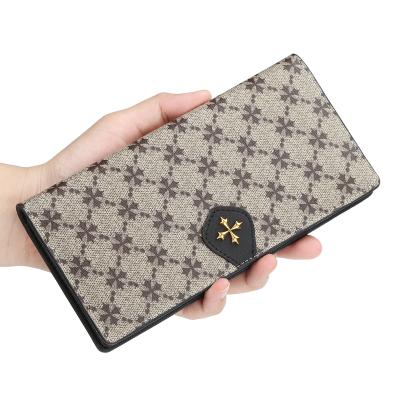 China Diamond tassel puller Korea fashion long multifunctional women wallet zipper wallet with pattern dompet wanita for sale