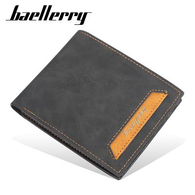 China Baellerry Waterproof Brand Equips Korean Card Men Wallet Money Wrist Band Leather Wallet for sale