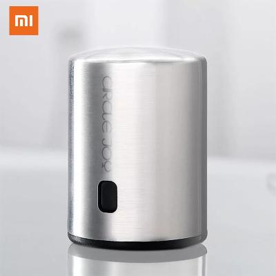 China Xiaomi Mijia Circle Joy Smart Wine Stopper Stainless Steel Electric Drinking Stopper Wine Stopper Vacuum Memory Wine Stopper Durable for sale