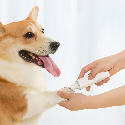 China Electric nail polisher xiaomi pawbby pet nail sharpener plastic dog cat pet claw care for sale