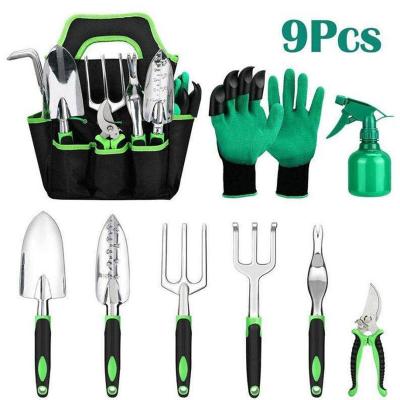 China INNO Hot Selling 9 Comfortable Handle Patches Gardening Tools Accessories, Storage Pocket Garden Tool Kit for Adult for sale