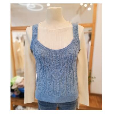 China YOUNAXI+Custom-Mohair Knitted Women Vest Sleeveless Sling Top Breathable Short Sexy High Waist Basic Wear for sale