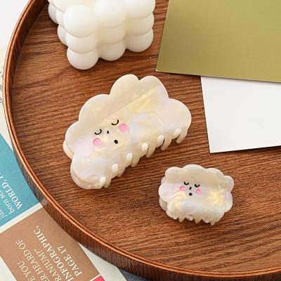 China Tiny Acetate Aluminum Decorative Cloud Hair Clip A Clip A Cute Little One Hair Clip Girl Hair Restraint Hair Accessories for sale