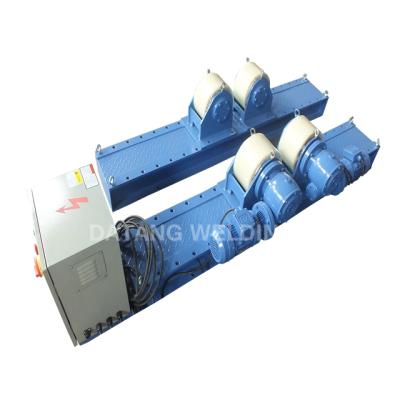 China Building Material Shops 200T Adjustable Welding Rotating Rolls For Auto Welding Center for sale