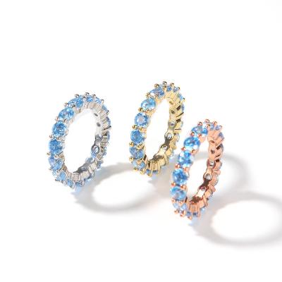 China Hiphop Hip Hop Finger Ring Jewelry Crystal Gold Plated Women's Gemstone Rings for sale