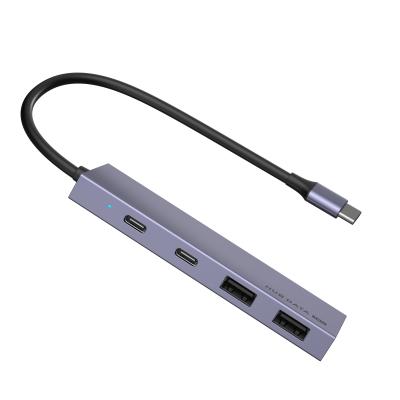 China USB Hub 2020 Multi-functions 4-In-1 ABS 5Gbps USB Type C Adapter New Mobile Devices .desk Computer Usb Hub for sale