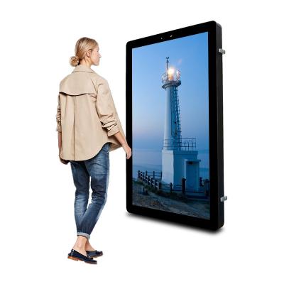 China Outdoor Wall Mount 27 Inch HD Outdoor Advertising Show LCD Advertising Equipment Digital Video Poster Waterproof Outdoor Touch Screen for sale