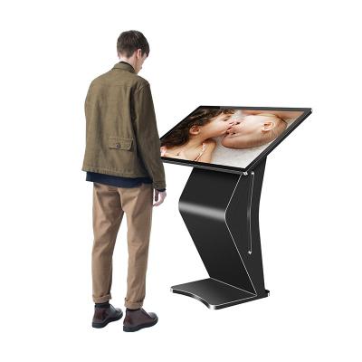 China Indoor 32/43/49/55/65 Inch And More Hd Full Digital Information Kiosk Interactive Advertising Display Totem Smart Touch Height LCD Totem for sale