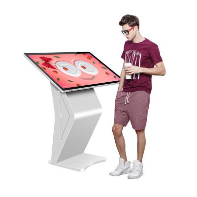 China 32 Inch Indoor Advertising Interactive Display Digital Signage 4k LCD Information Kiosk Full Hd Touch Screen Use In Restaurant for sale