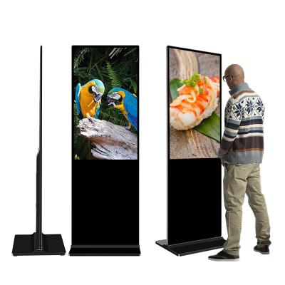 China 49 Inch Indoor Floor Standing Android / Win VCR Advertising Player Kiosk Totem Vertical Digital Screen Signage Display for sale