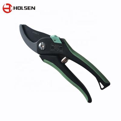 China Anti-Slip Handle HOLSEN Shears PP and TPR Soft Anvil Pruner for sale